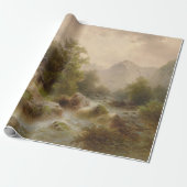 Mühle auf einem Bergbach (von Albert Rieger) Geschenkpapier (Ungerollt)