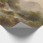 Mühle auf einem Bergbach (von Albert Rieger) Geschenkpapier (Ecke)