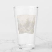 Mühle auf einem Bergbach (von Albert Rieger) Glas (Rückseite)