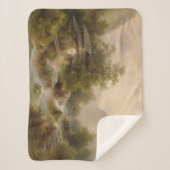 Mühle auf einem Bergbach (von Albert Rieger) Sherpadecke (Vorderseite)