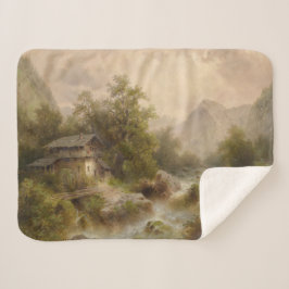 Mühle auf einem Bergbach (von Albert Rieger) Sherpadecke