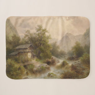 Mühle auf einem Bergbach (von Albert Rieger) Sherpadecke