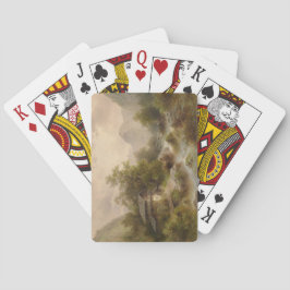 Mühle auf einem Bergbach (von Albert Rieger) Spielkarten