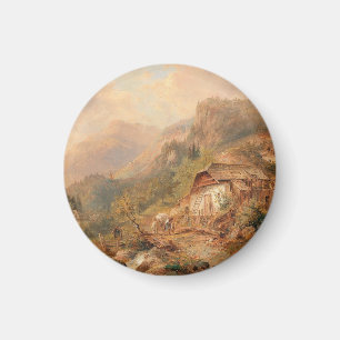 Mühle bei Steierling, Oberösterreich Emil Barbarin Magnet