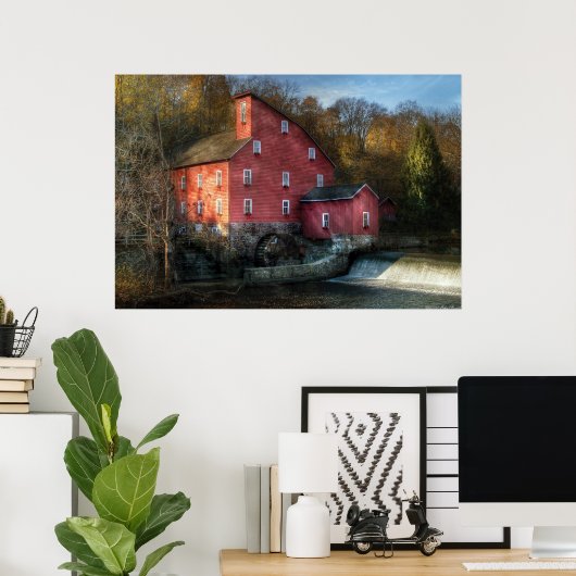 Mühle - Die alte Mühle Poster (Heimbüro)