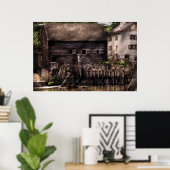 Mühle - durch Mühle Poster (Heimbüro)