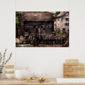 Mühle - durch Mühle Poster (Küche)