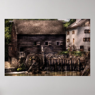 Mühle - durch Mühle Poster