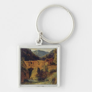 Mühle im Tal nahe Amalfi, 1829 Schlüsselanhänger