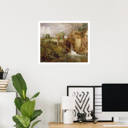 Mühle in Gillingham, Dorset, 1825-26 (Erdöl auf Le Poster (Heimbüro)