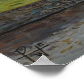 Mühle in Stow auf der Welt Poster (Ecke)