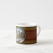 Mühle - Kopiermahlen Espressotasse (Vorderseite Rechts)