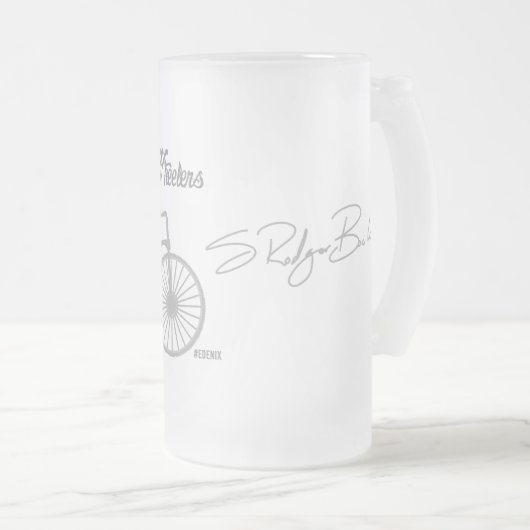 MühleDuoWheeler Co. Vorlage Mattglas Bierglas (VorderseiteRechts)