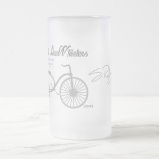 MühleDuoWheeler Co. Vorlage Mattglas Bierglas