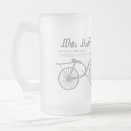 MühleDuoWheeler Co. Vorlage Mattglas Bierglas
