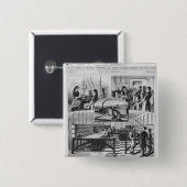 Mühlen der Willimantic Leinenfirma Button (Vorne & Hinten)