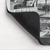 Mühlen der Willimantic Leinenfirma Mousepad (Ecke)