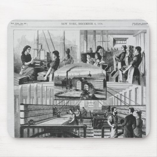 Mühlen der Willimantic Leinenfirma Mousepad (Vorne)