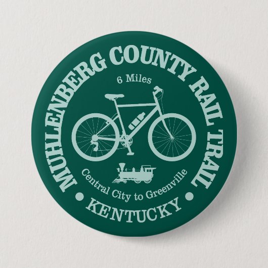 Muhlenberg Landkreis Rail Trail (Radfahren) Button (Vorderseite)