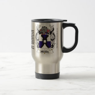 Mühlfamilien-Wappen Reise-Tasse Reisebecher