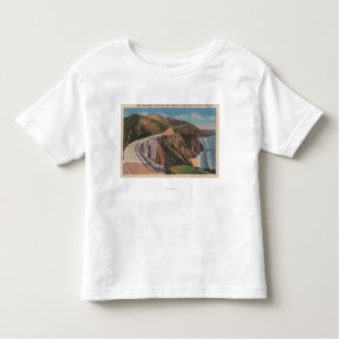 Mühlnebenfluss-Brücke auf San Simeon Hwy nahe Kleinkind T-shirt