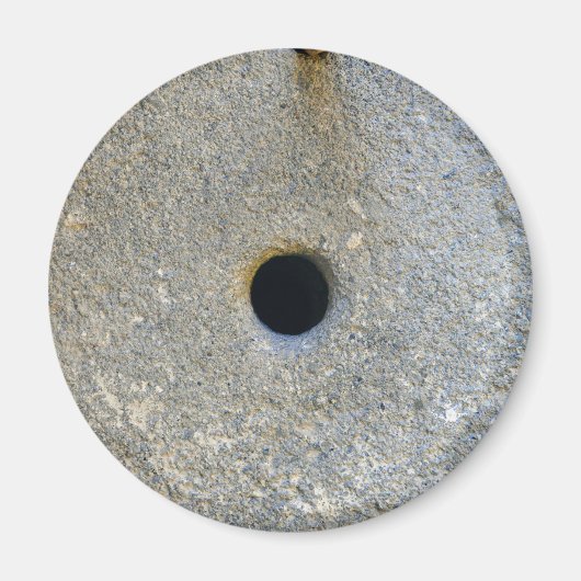 Mühlstein Mehl Weizen Getreidebrot Gräser Magnet (Vorne)