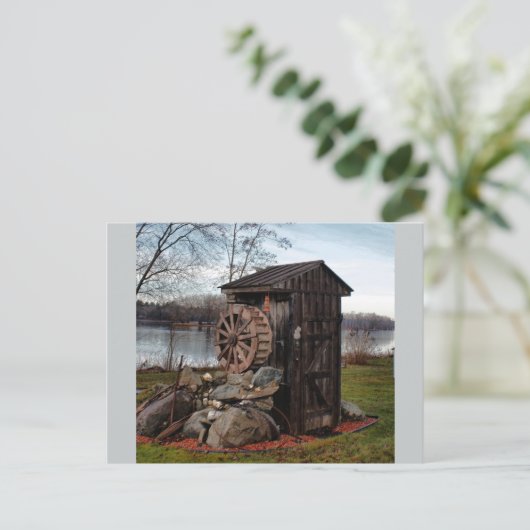 Mühlung über das alte Haus Postkarte (Stehend Vorderseite)