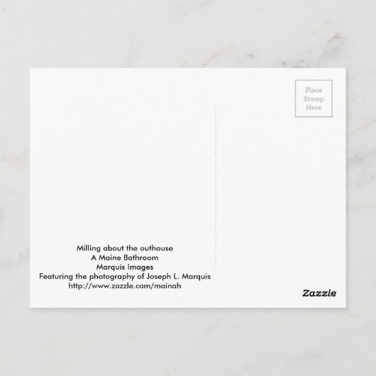 Mühlung über das alte Haus Postkarte (Rückseite)