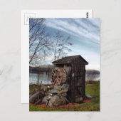 Mühlung über das alte Haus Postkarte (Vorne/Hinten)