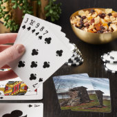 Mühlung über das alte Haus Spielkarten (In Situ)
