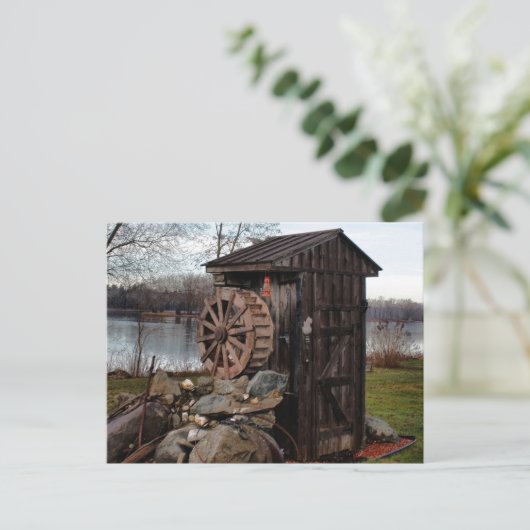 Mühlung über das Uferhaus Postkarte (Stehend Vorderseite)