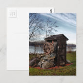 Mühlung über das Uferhaus Postkarte (Vorne/Hinten)