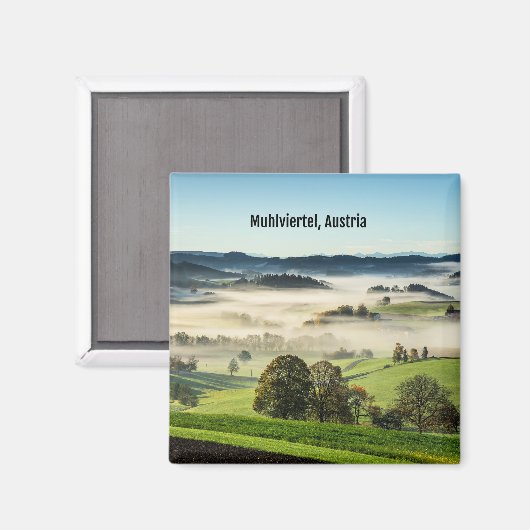 Muhlviertel, Österreich Magnet (Vorderseite/Rückseite)