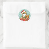 Mühsames Weihnachten Runder Aufkleber (Tasche)