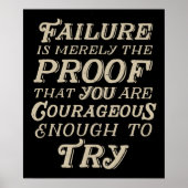 Mühseliges Versagen Poster (Vorne)