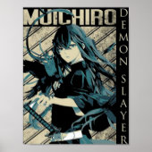 MUICHIRO DEMON SLAYER POSTER (Vorne)