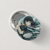 Muichiro Tokito Button (Vorne & Hinten)