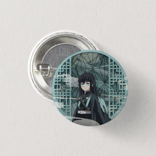 Muichiro Tokito Button (Vorne & Hinten)