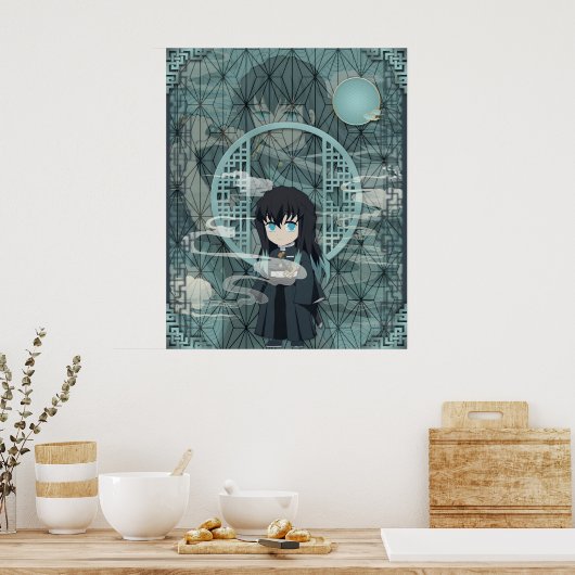 Muichiro Tokito Chibi Poster (Küche)