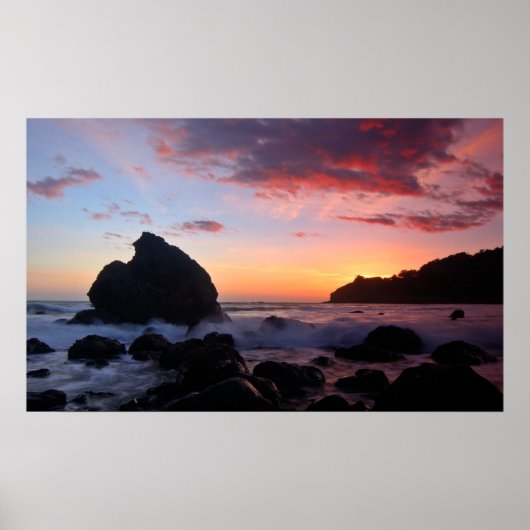 Muir Beach Sunset Poster (Vorne)