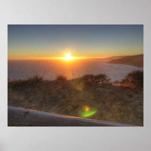 Muir Beach Sunset Poster (Vorne)
