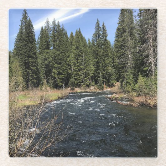 Muir Creek, Oregon Glasuntersetzer (Vorderseite)