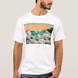 Muir Gletscher und Eisberge in Alaska #1State T-Shirt