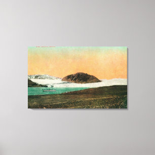 Muir Gletscher und Eisberge in Alaska #2 Leinwanddruck