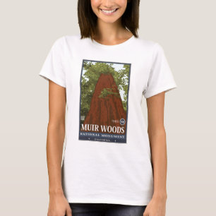 Muir Holz-nationales Monument 3 T-Shirt