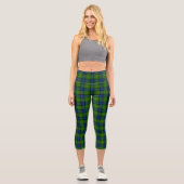 Muir Moore tartan blau kariert Capri Leggings (Vorderseite)