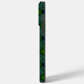 Muir Moore tartan blau kariert Case-Mate iPhone Hülle (Rückseite / Links)