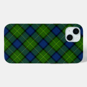 Muir Moore tartan blau kariert Case-Mate iPhone Hülle (Rückseite (Horizontal))
