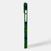 Muir Moore tartan blau kariert Case-Mate iPhone Hülle (Rückseite / Links)