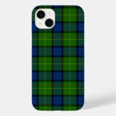 Muir Moore tartan blau kariert Case-Mate iPhone Hülle (Rückseite)